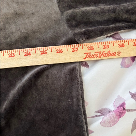 Velvet Black Oversized Sweatshirt - Picture 4 of 8